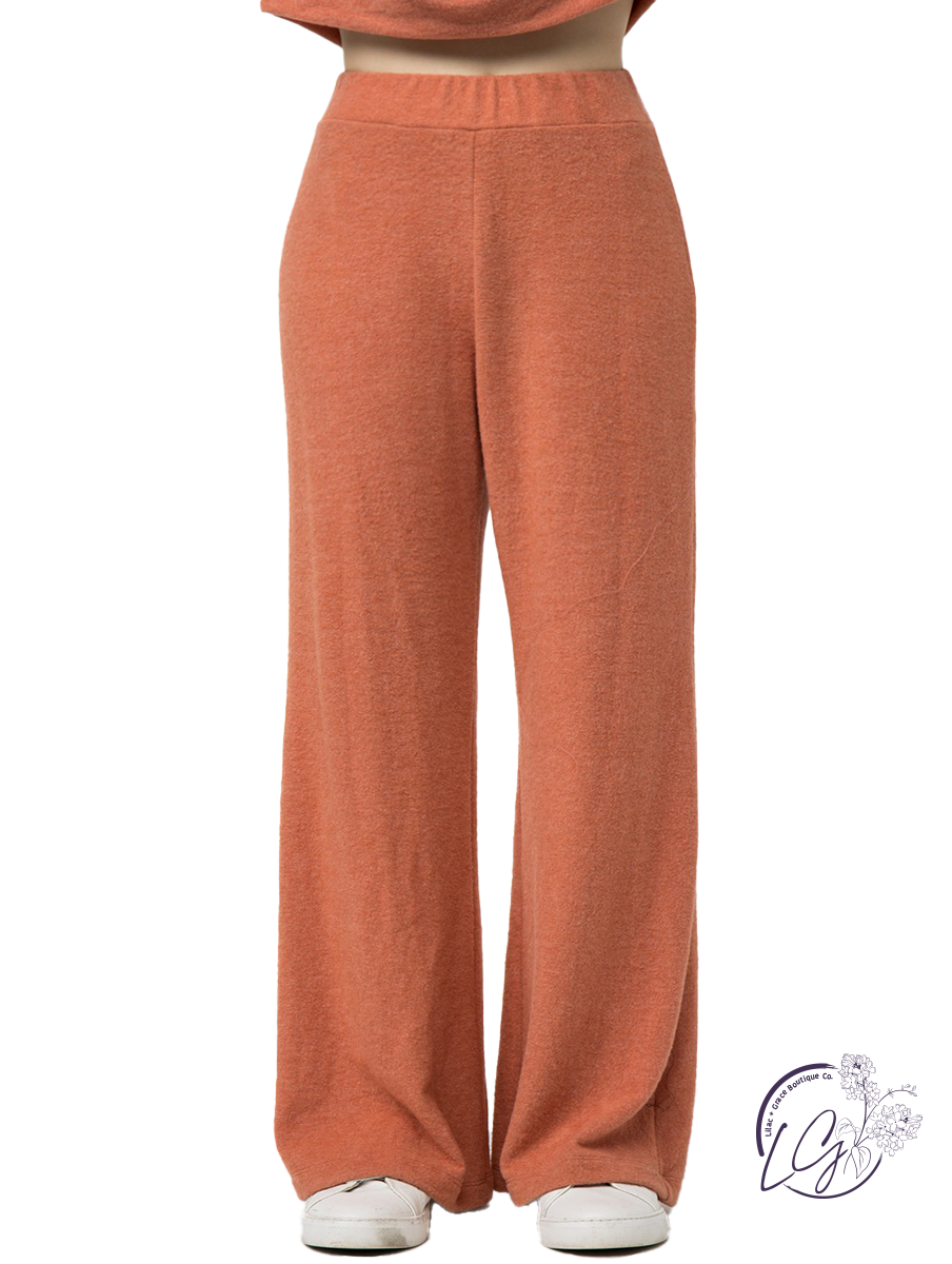 Getting Cozy Lounge Flare Pants