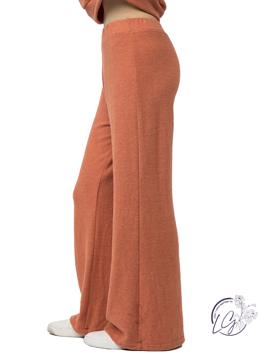 Getting Cozy Lounge Flare Pants