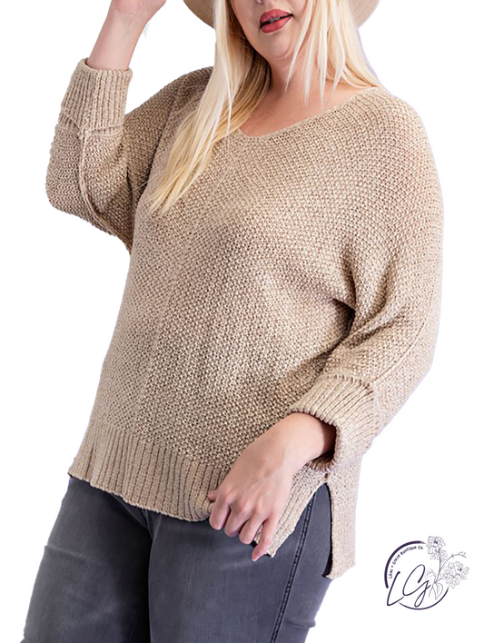 Curvy More to Say Knit Sweater