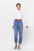 Jessica High-Rise Cuffed Mom Jean by Cello Jeans