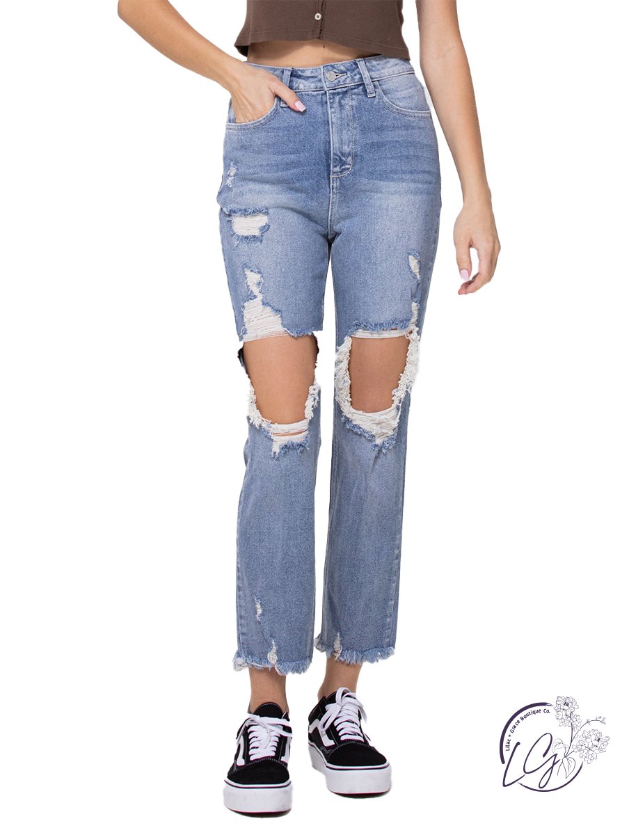 Rhonda High-Rise Straight by Cello Jeans