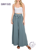 Curvy Center of the Room Wide Leg Maxi Pants