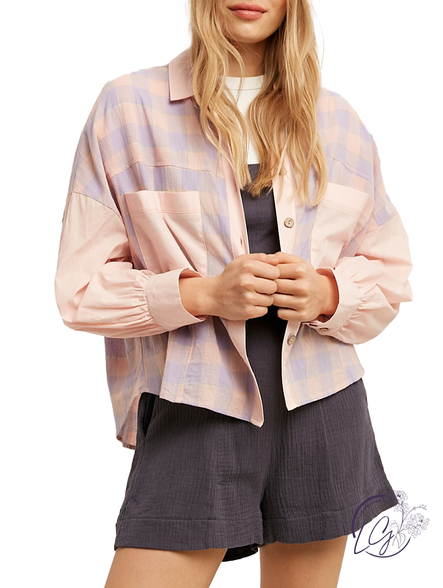 Easy To Pair Plaid Jacket