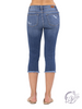 Sienna Mid-Rise Distressed Capri by Judy Blue