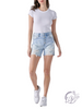 Kirsten High-Rise Button Fly Shorts by Cello Jeans