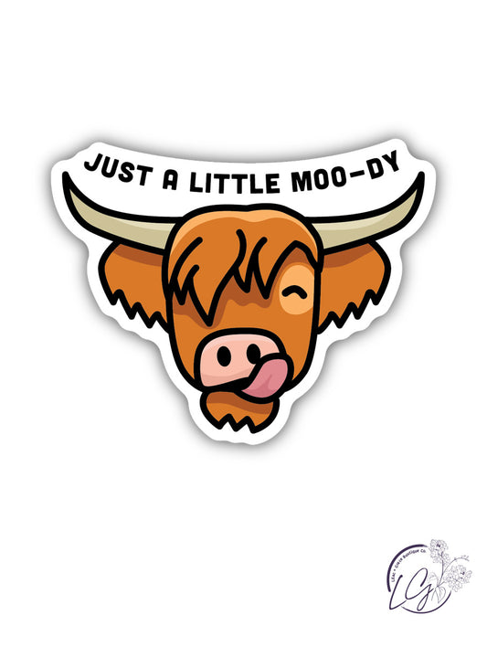 Highland Cow Sticker