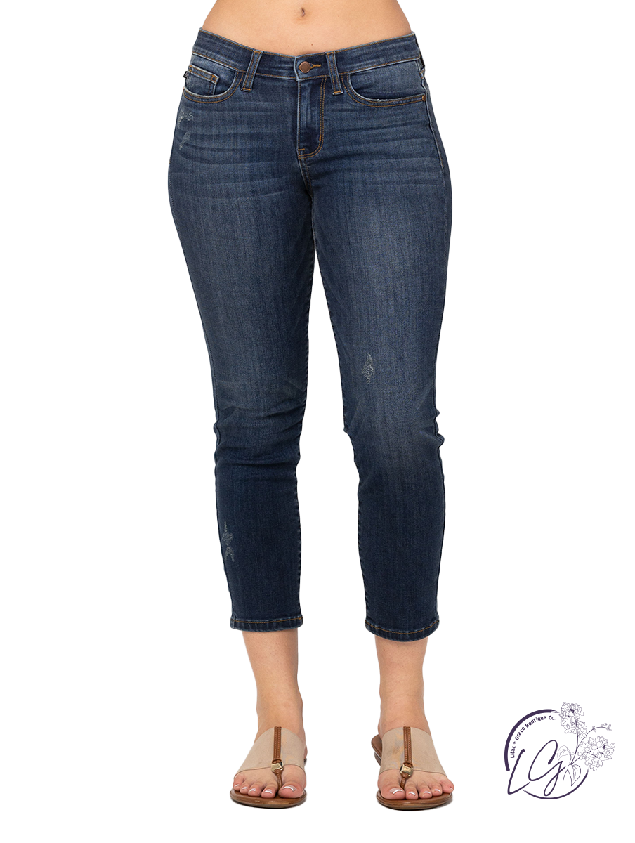 Maggie Mid-Rise Cropped Relaxed Fit by Judy Blue