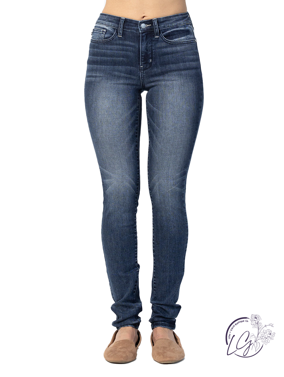 Elsa Mid-Rise Tall Skinny by Judy Blue