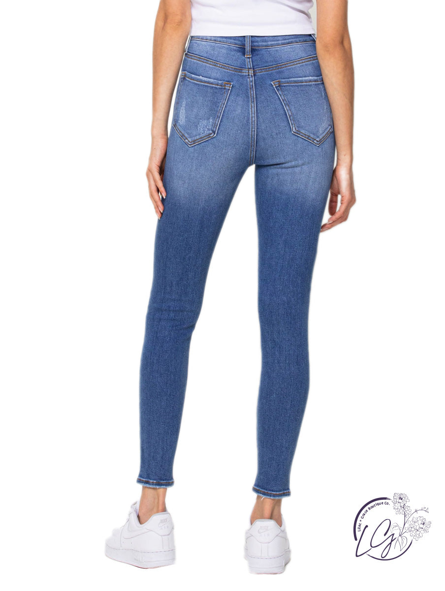 Cheyenne High-Rise Ankle Skinny by Cello Jeans