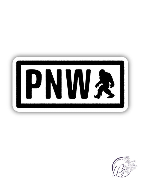 PNW Sasquatch Sticker