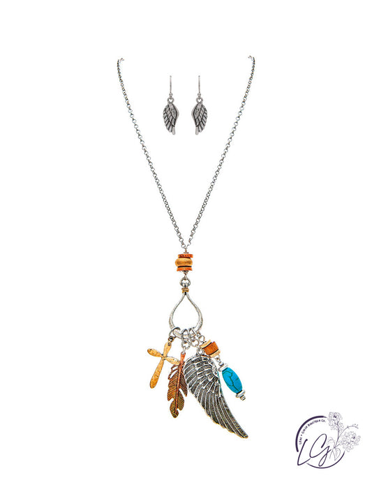 Multi Inspirational Totem Charm Necklace Set