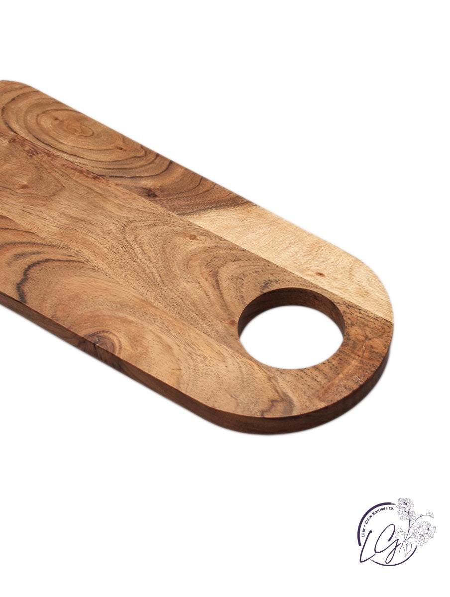 Acacia Wood Long Serving Board