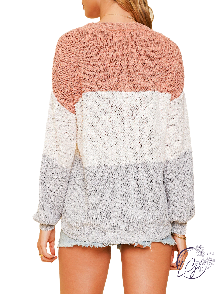 Changing Ways Color Block Sweater