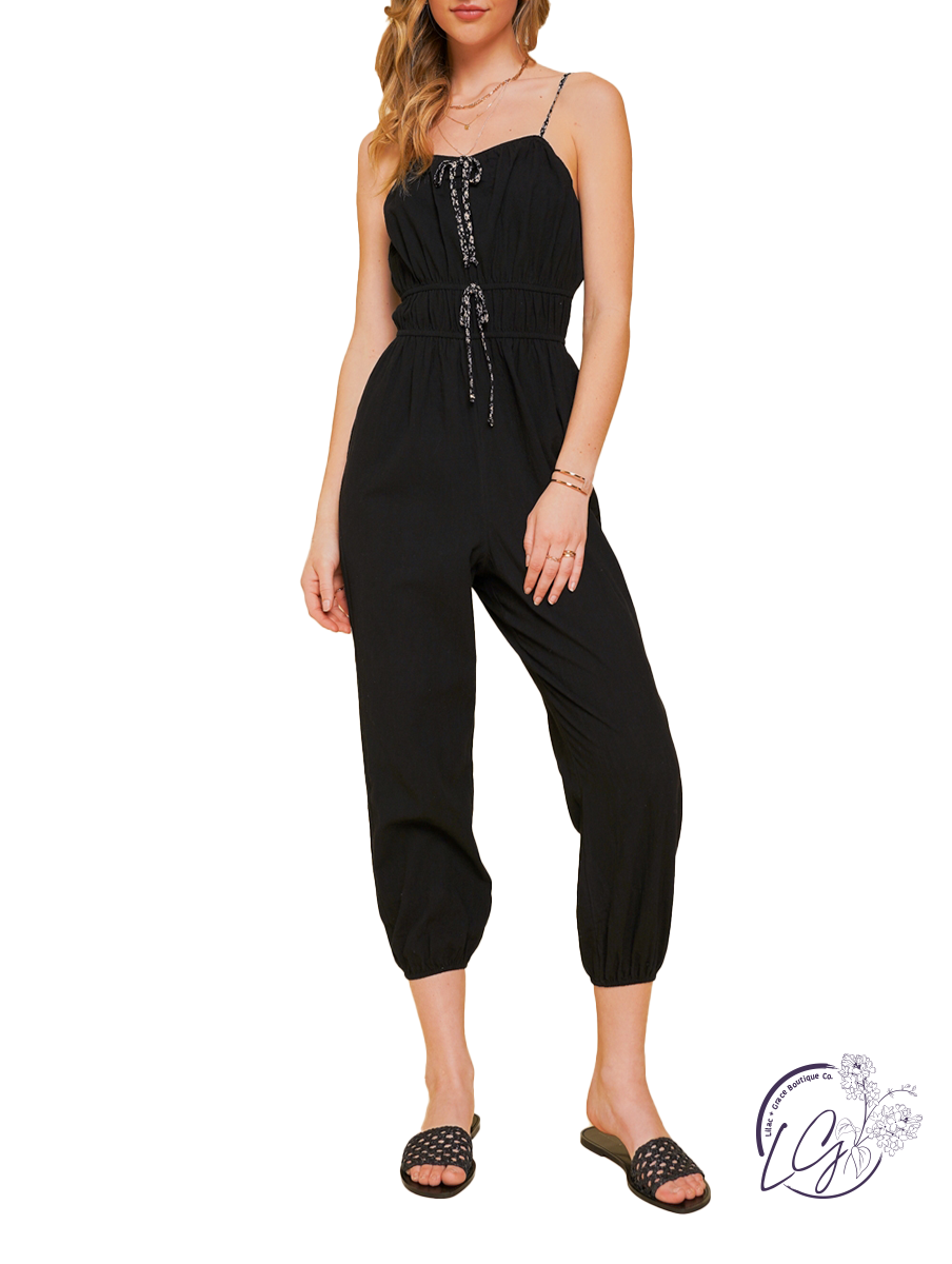 Taking My Heart Tank Jumpsuit