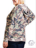 Curvy My World Camo Zip-Up