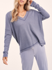 Deep Roots Knit V-Neck Long Sleeve