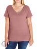 Signature Curvy Basic V-Neck Tee