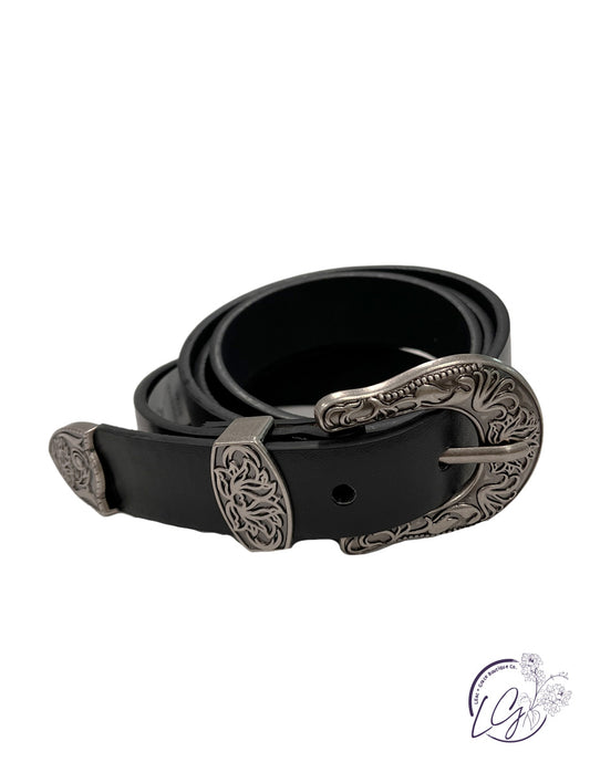 Western Buckle & Loop Ladies Belt