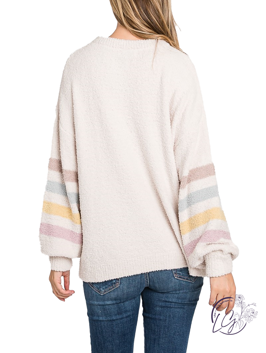 The Right Move Striped Sweater