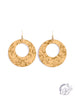 Gilded Circle Earring