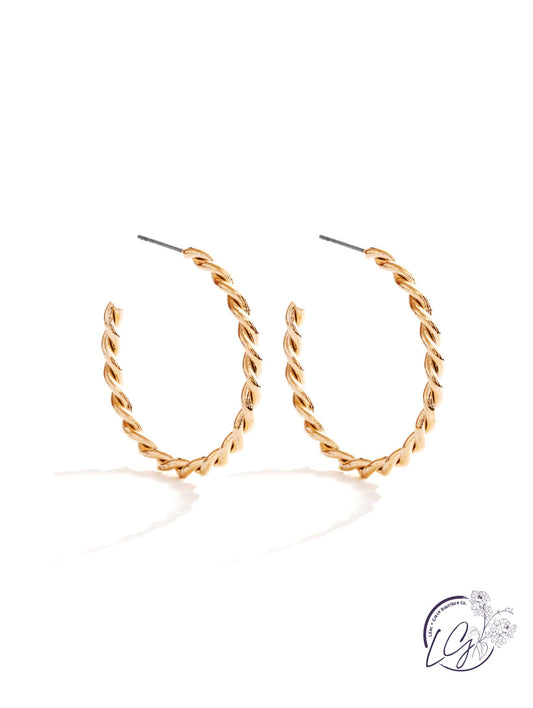 Twisted Hoops Earrings