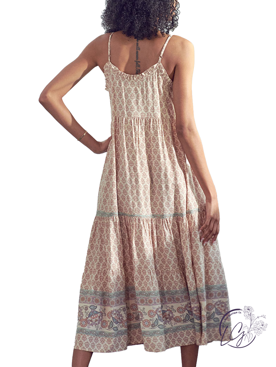 You and Me Printed Maxi Dress