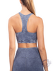 Acid Wash Racerback Sports Bra