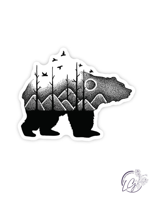 Forest Bear Sticker