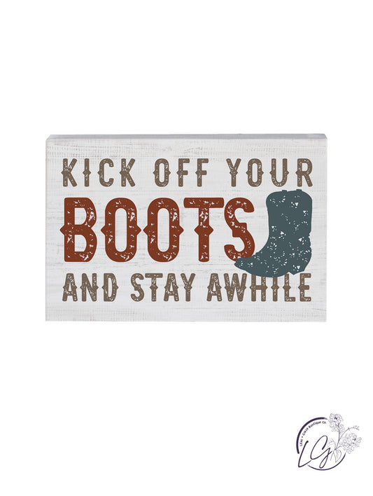 Decorative Blocks with Sayings 5.25"X3.5"