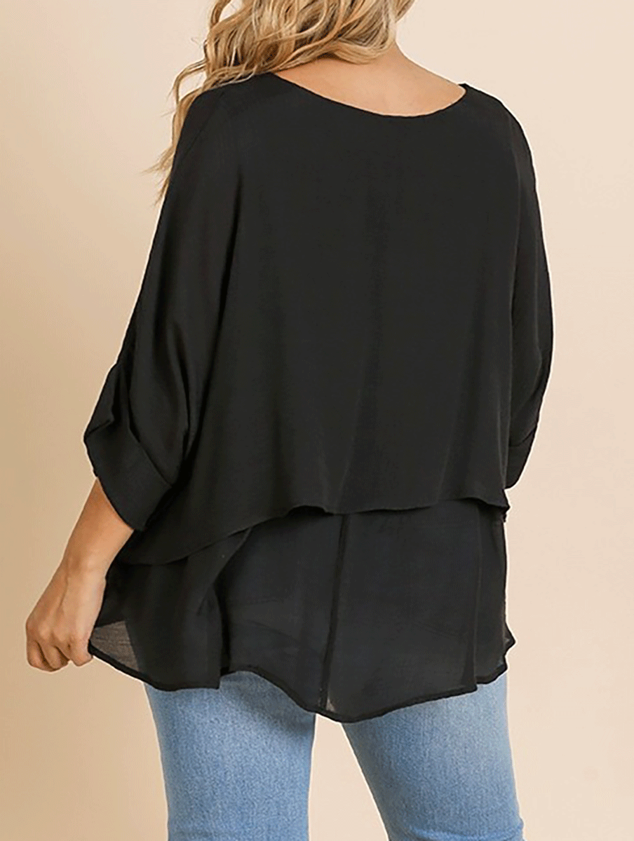 Curvy Better Than Before Layered Top