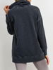 Breathe In Layered Sweatshirt in Charcoal