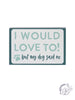 Decorative Blocks with Sayings 5.25"X3.5"