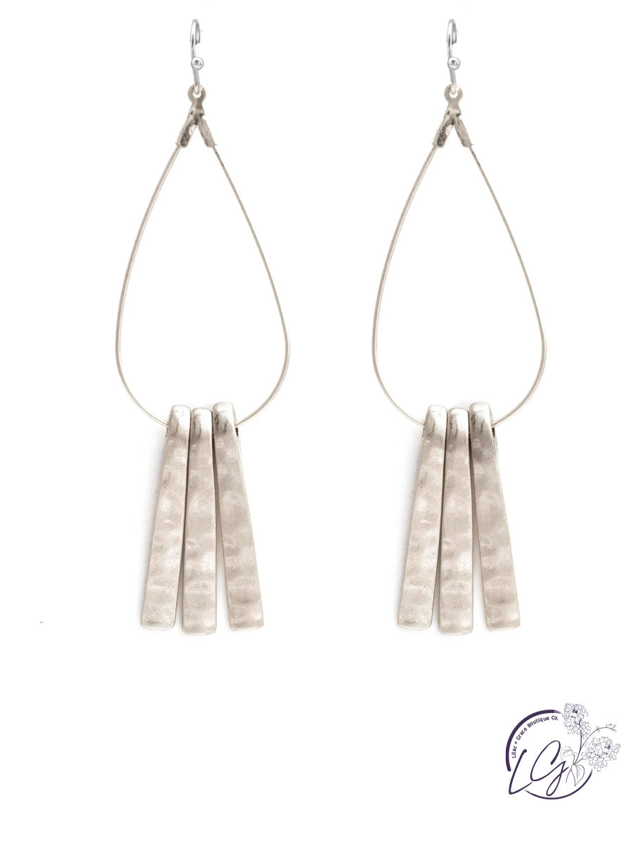 Triple Bar Earrings