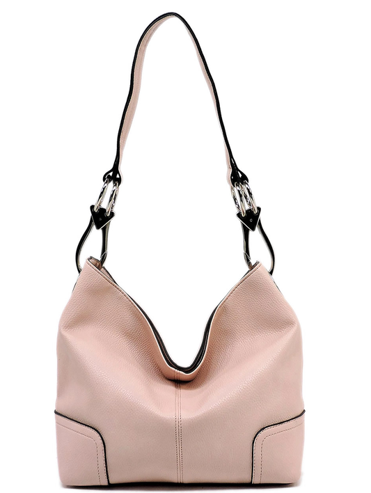 Emery Classic Shoulder Bag in Blush