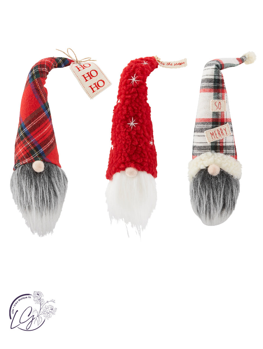 GNOME HAT ORNAMENTS