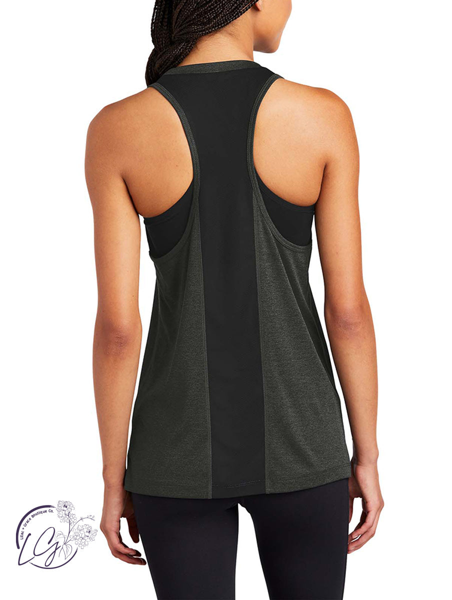 Goal Getter Tank Top in Black