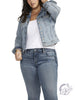 Curvy Fitted Jean Jacket