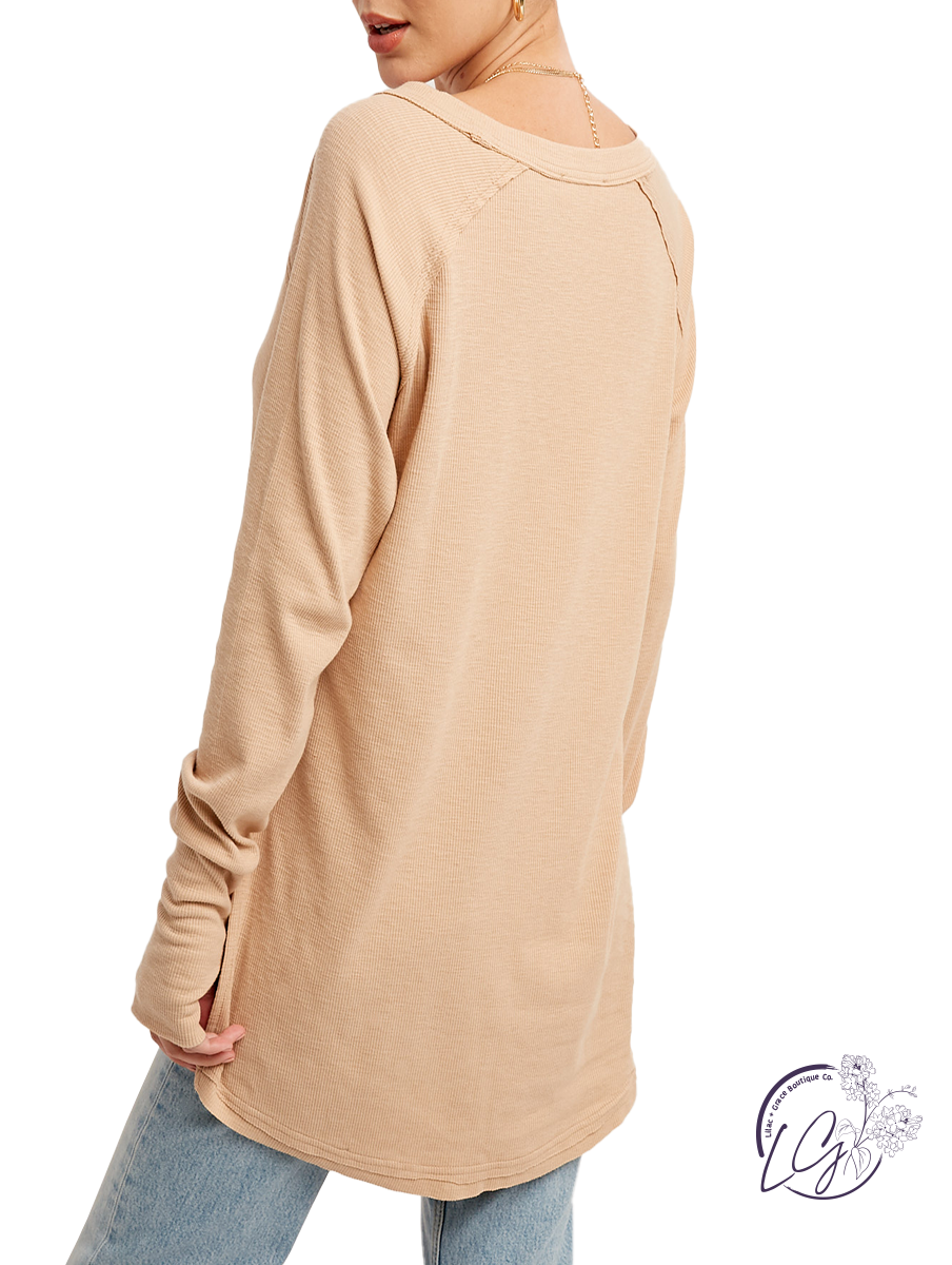 Weekday Chill Ribbed Long Sleeve