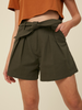 I'm Ready Belted Twill Shorts