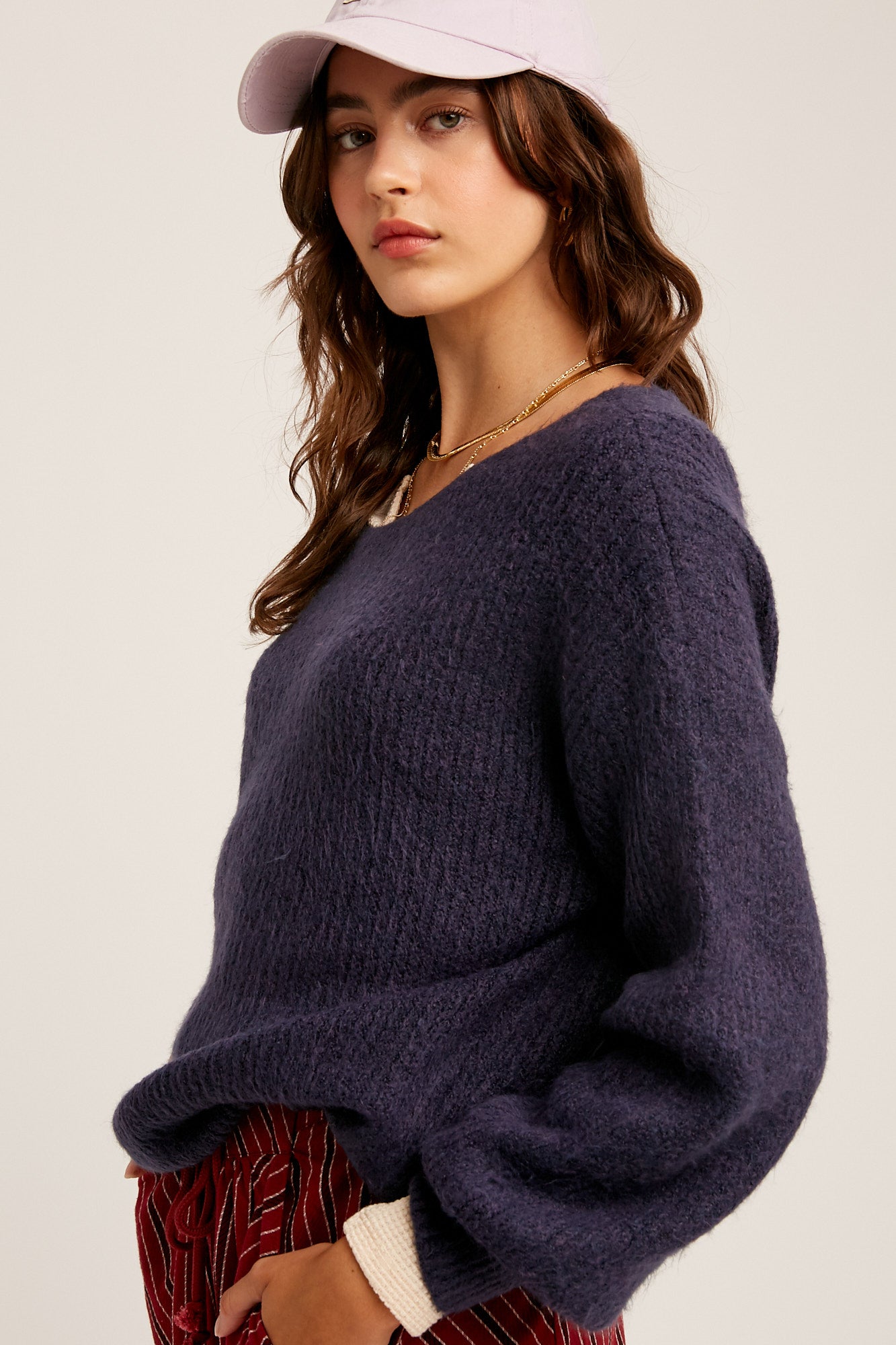 Find You Later Ribbed Sweater