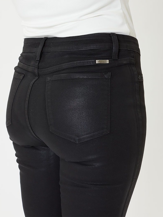 Curvy Mariah Coated Denim Super Skinny By KanCan