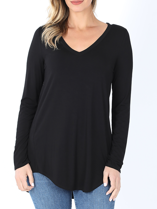 Must Have V-Neck Long Sleeve