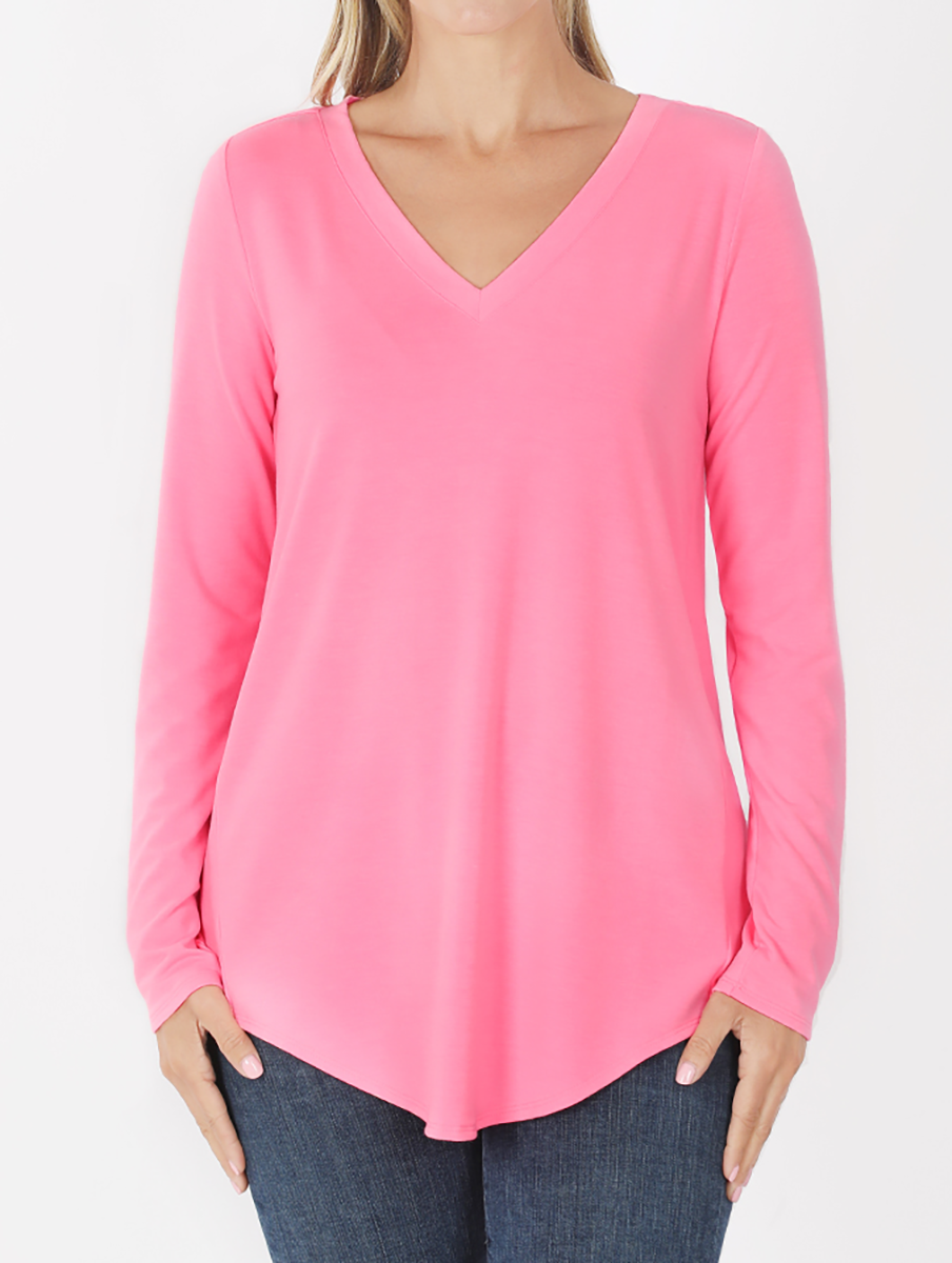 Must Have V-Neck Long Sleeve