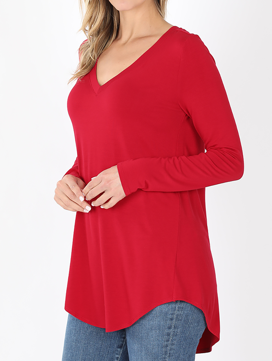 Must Have V-Neck Long Sleeve