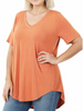 Curvy Must Have V-Neck Tee