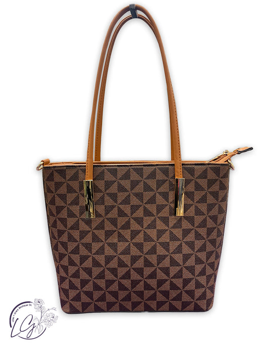 On the Go Medium Tote in Coco