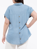 Curvy Living Fearlessly Short Sleeve Top