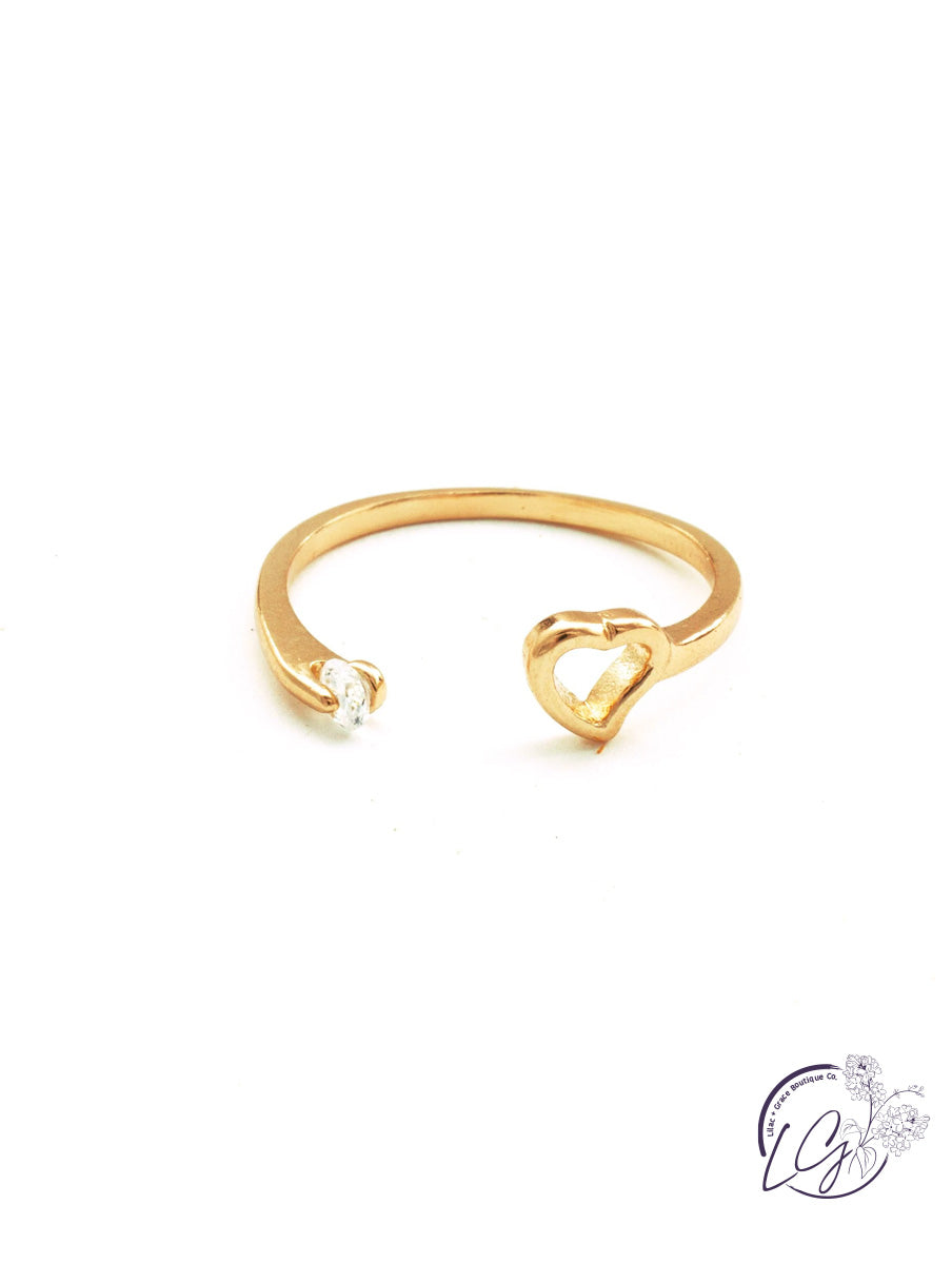 Delicate Heart Ring