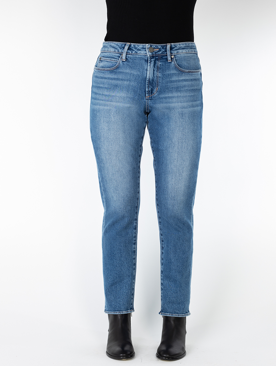 Rene High Rise Straight Jean in Forest Gray by Articles of Society