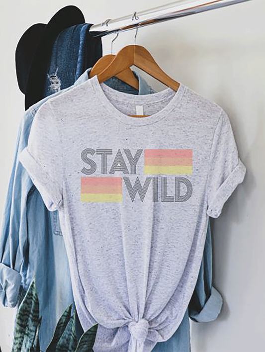 Curvy Stay Wild Tee